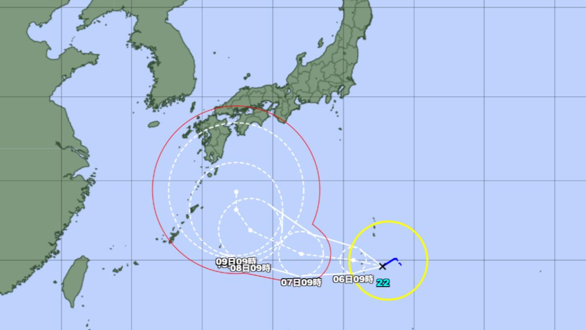 天氣/哈隆颱風最新路徑 日氣象廳:下週恐接近沖繩、九州