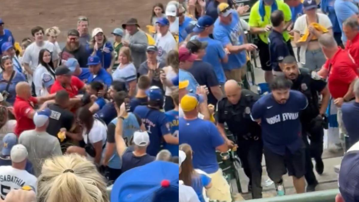 MLB/小熊迷球場失控!傳10歲童遭毆打 現場畫面曝光