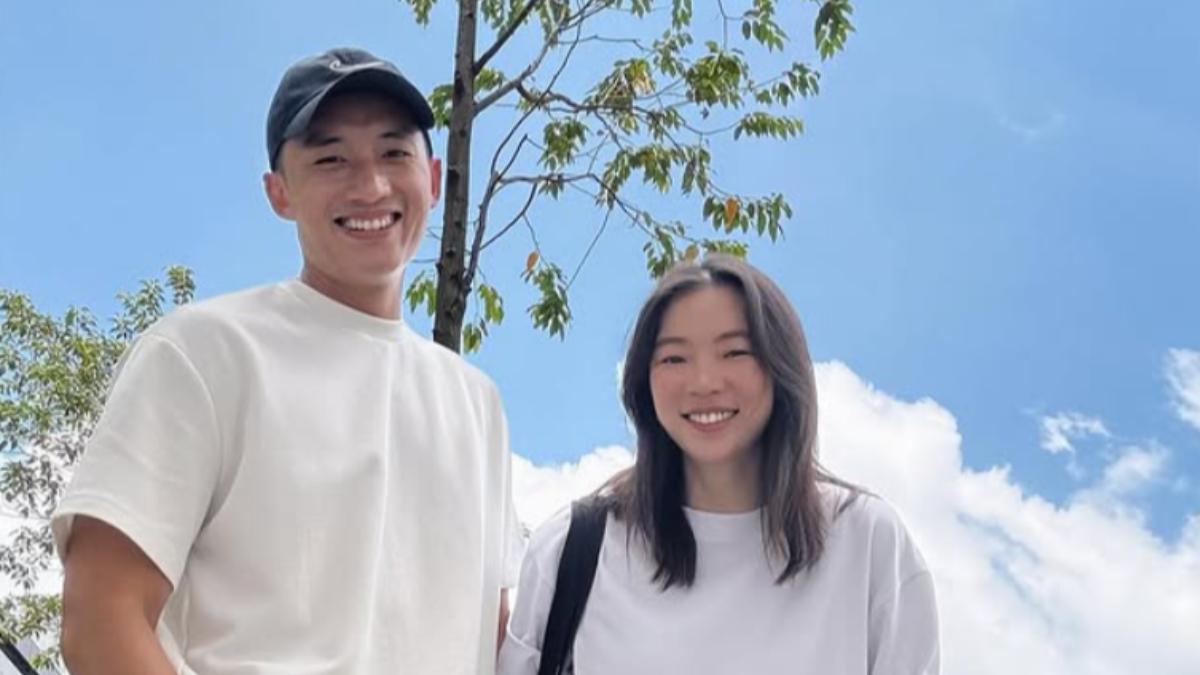 陳澤耀與老婆雲鎂鑫嘗試試管嬰兒,幸運一次就中。(圖/翻攝自IG)