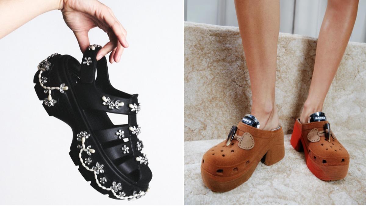 Crocs已經多次登上國際時裝周舞台。(圖/翻攝自IG@crocs.tw、ancutasarca)