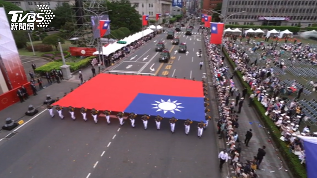 國慶大典。(圖/TVBS)