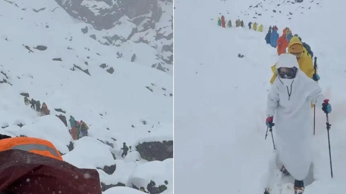 暴雪突襲聖母峰!數百登山客受困 350人獲救、200人待援