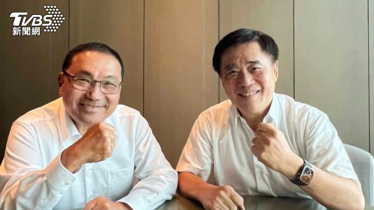 新北市長侯友宜表態支持郝龍斌參選國民黨主席。(圖/TVBS)