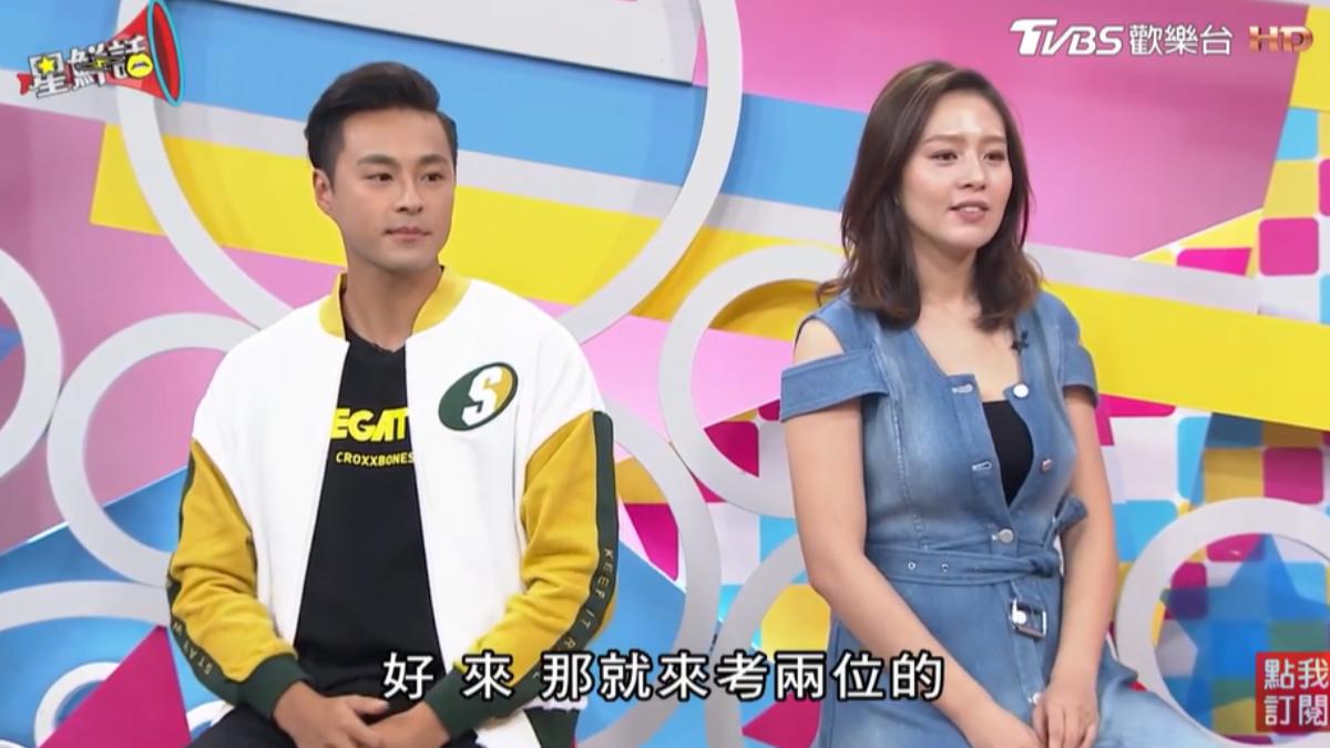 劉品言(右)曾代班主持TVBS《星鮮話》。(圖/TVBS)