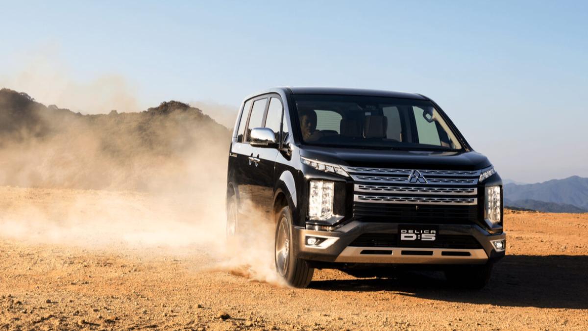 Mitsubishi除了全新概念車款,也同步於展區展示Delica D:5等多款市售車。(圖/Mitsubishi提供)