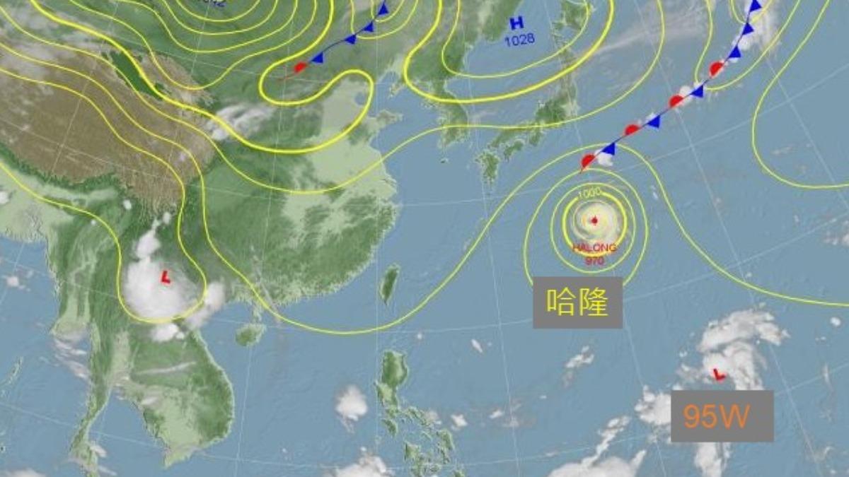 天氣/熱帶系統95W有機會成颱!預估路徑出爐 賈新興曝雨區