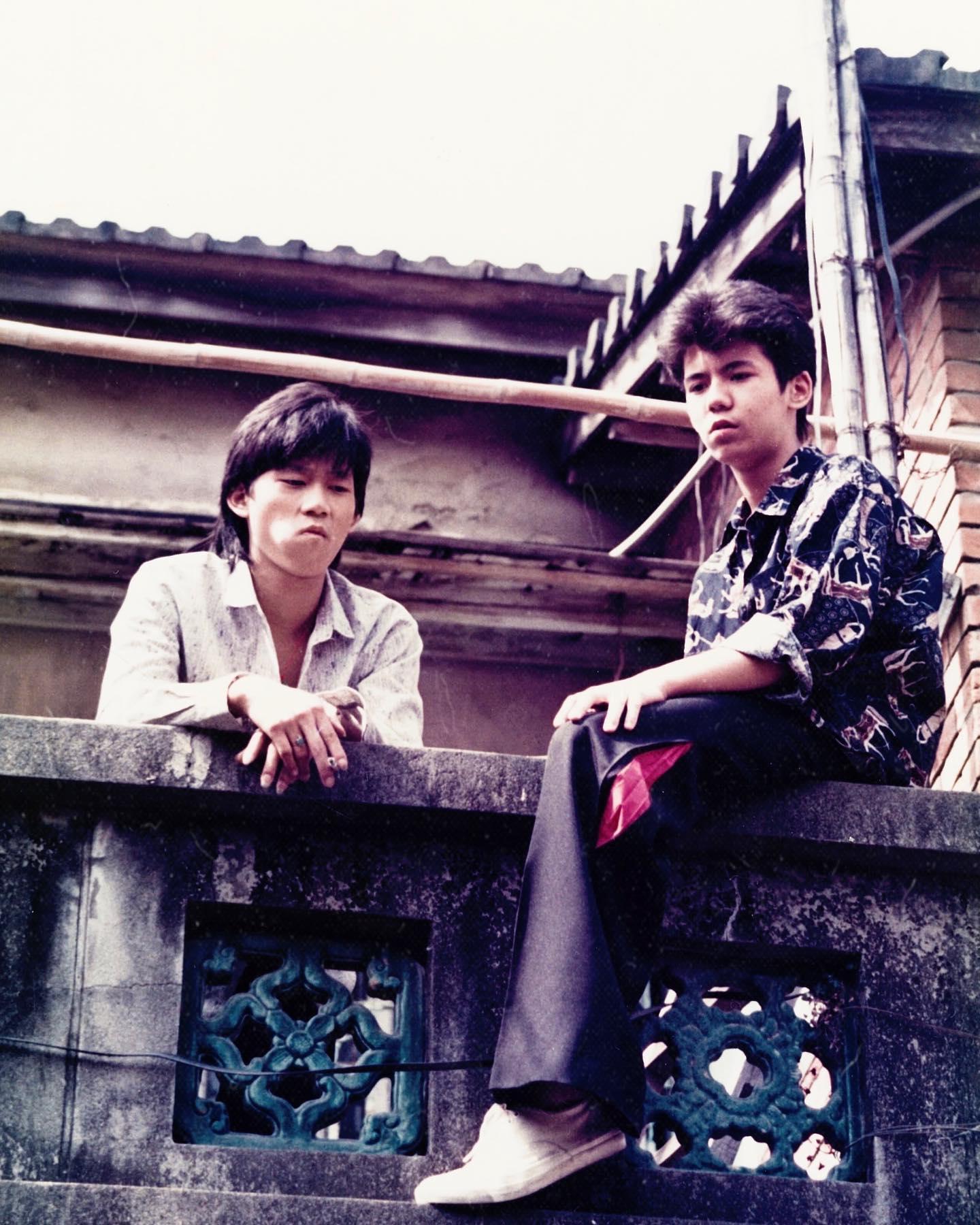 顏正國在電影《少年吔，安啦！》飾演北港少年「阿國」。（圖／翻攝自顏正國臉書）