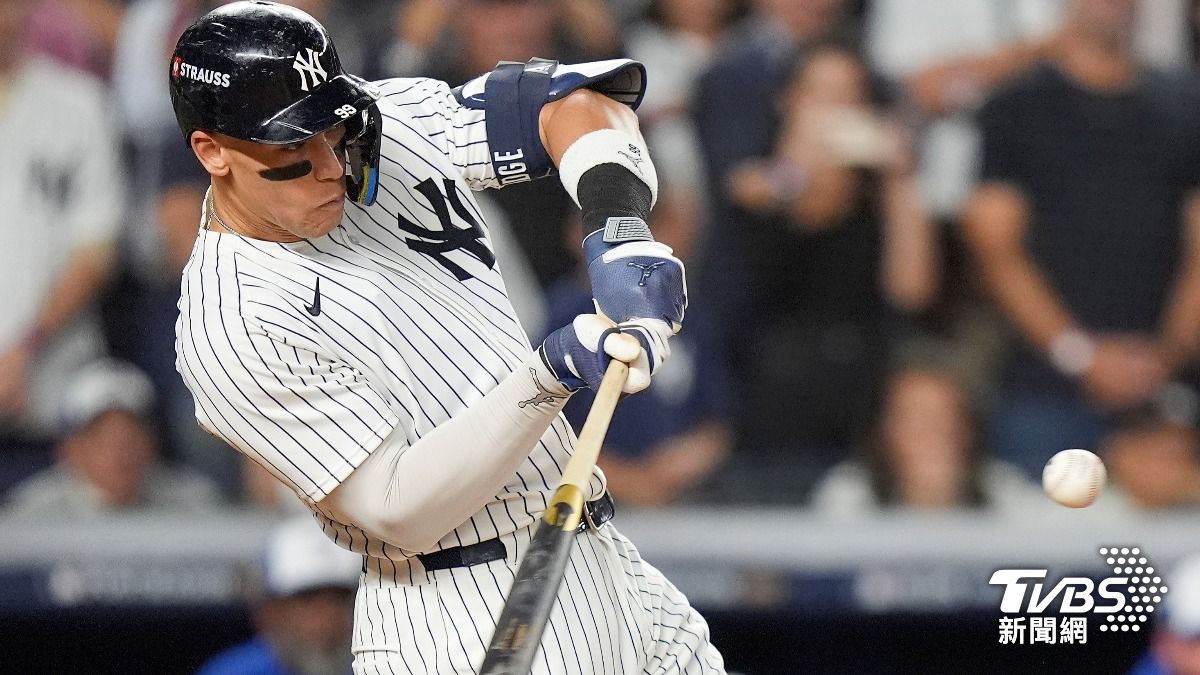 MLB季後賽/拒絕淘汰!賈吉三分砲退藍鳥 洋基9比6逆轉勝
