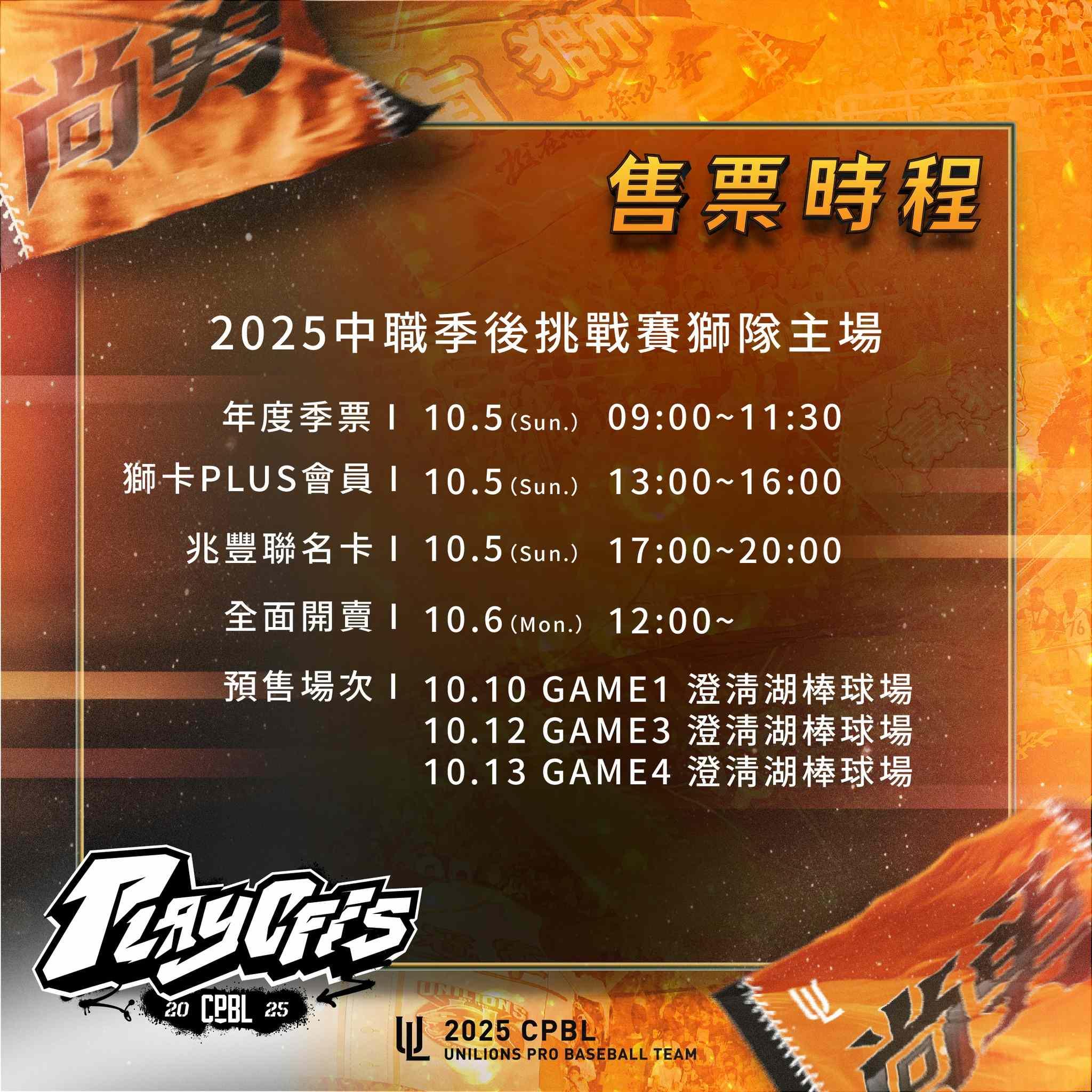 中職-中職季後賽-中職季後挑戰賽-中職總冠軍賽-中職季後賽賽制-統一獅-樂天桃猿-中信兄弟