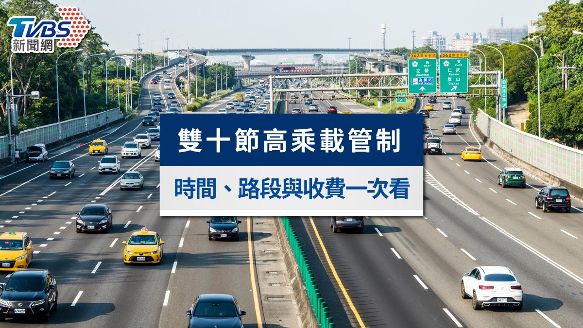 2025雙十連假高乘載管制|國道管制時間、匝道封閉與壅塞路段一覽