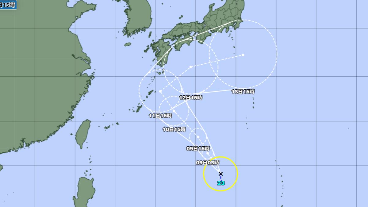 快訊/娜克莉颱風生成!最新路徑曝光 「大迴轉」直衝日本海面