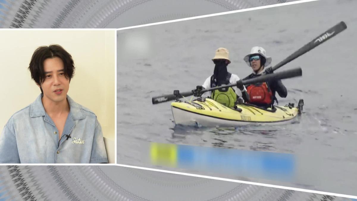 胡宇威上山下海,雙雙入圍。(圖/TVBS、翻攝自上船了各位!)