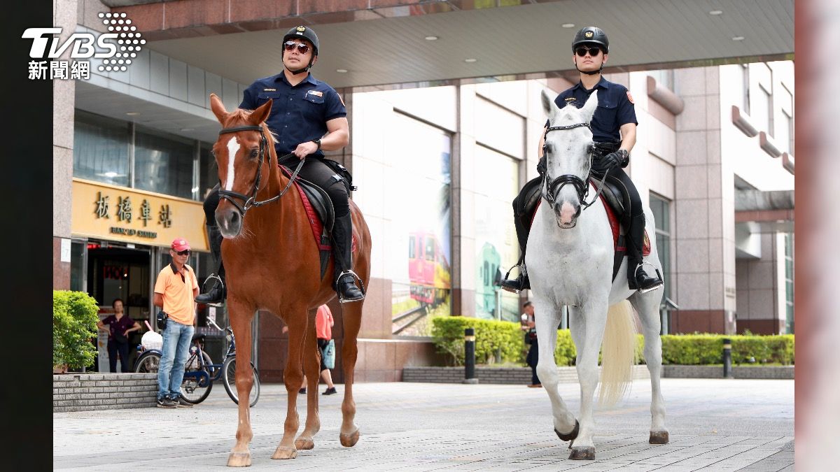 雙十國慶將至!新北市騎警隊首度演出 威廉波特少棒冠軍也來了
