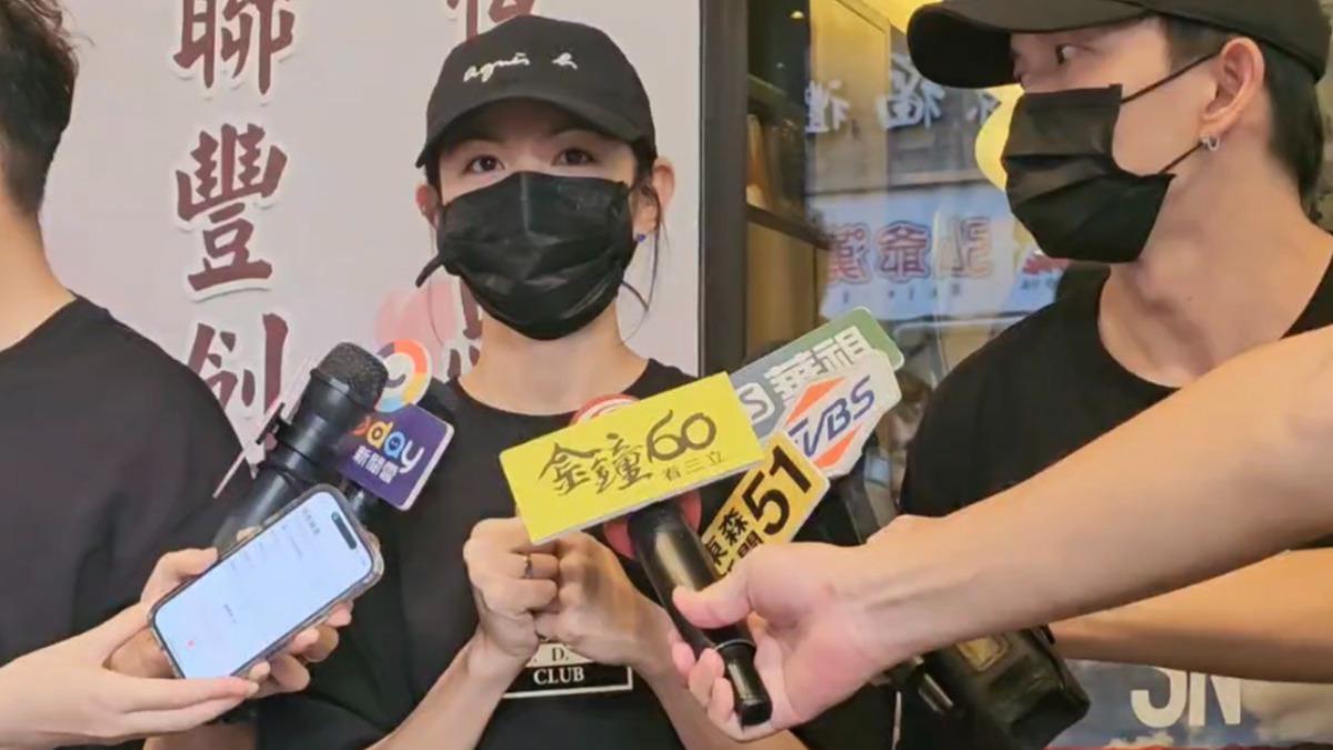 李千娜希望大家給家屬、朋友一點空間。(圖/TVBS)
