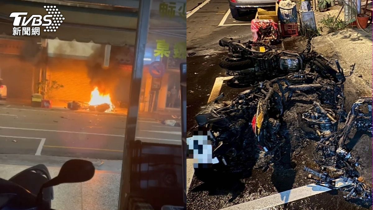 聯合大學生路口遭撞飛!機車燒成火球 人拖出頭重創命危