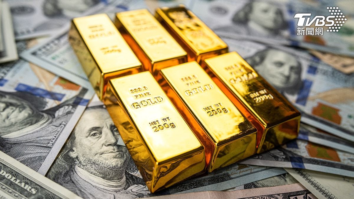 黃金價格表現強勁。(示意圖/達志影像shutterstock)
