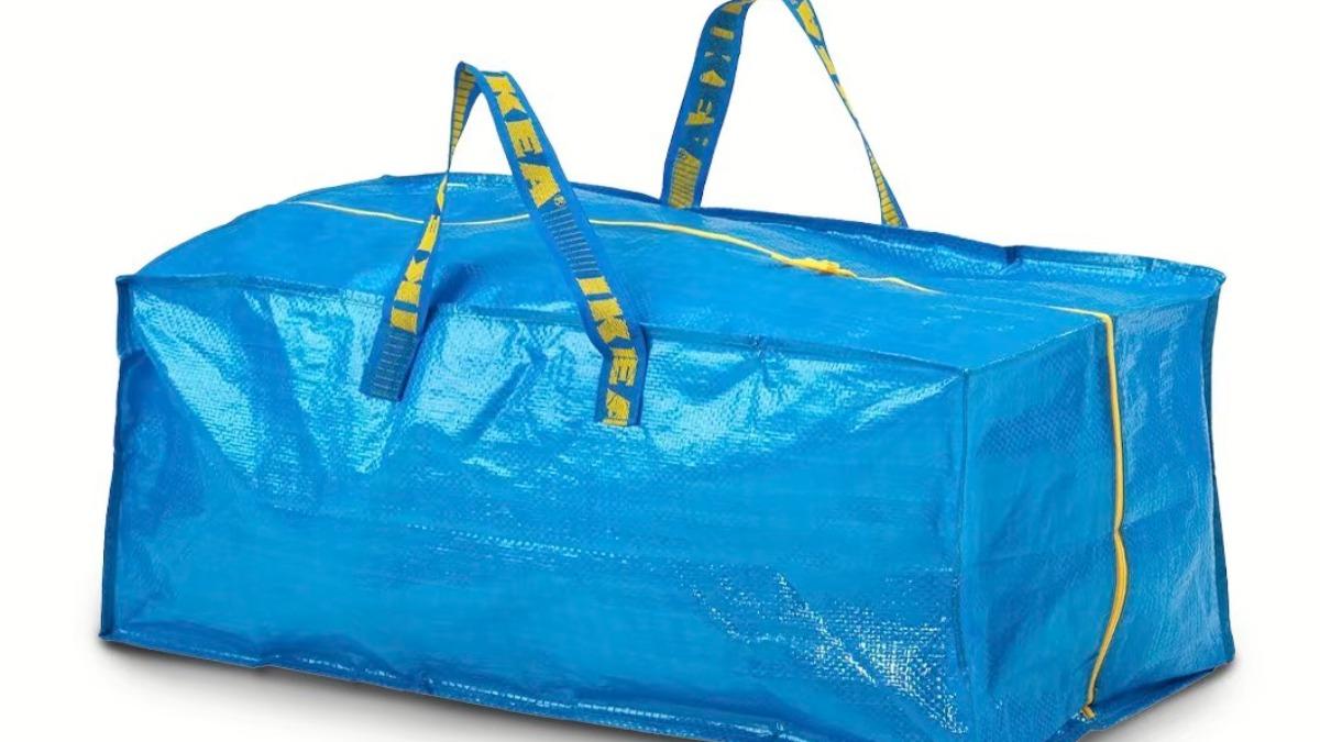 IKEA FRAKTA收納袋 。(圖/翻攝自小紅書)