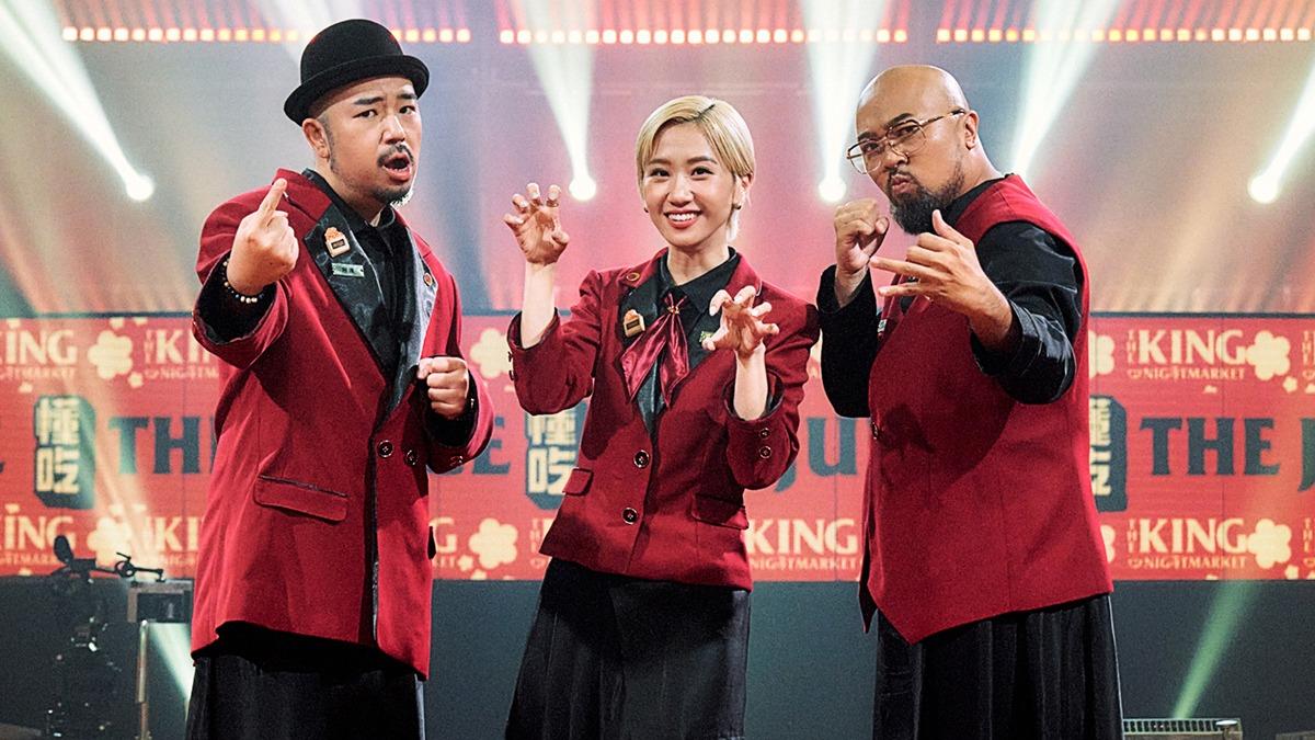 LuLu同時以和前男友阿達(左)、美麗本人(右)主持的《夜市王》雙料入圍。(圖/緯來電視網提供)