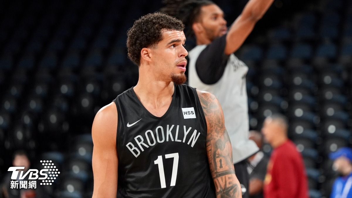 NBA籃網隊小波特(Michael Porter Jr.)目標晉級季後賽。(圖/區國強攝)