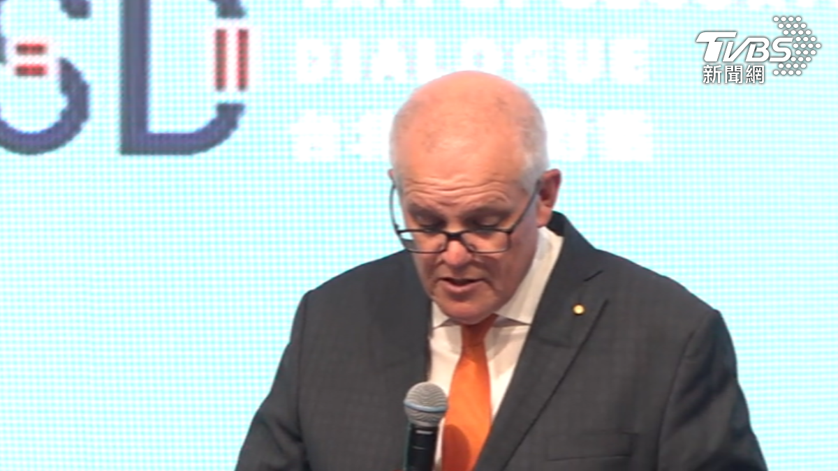 前澳洲總理莫里森。(圖/TVBS)