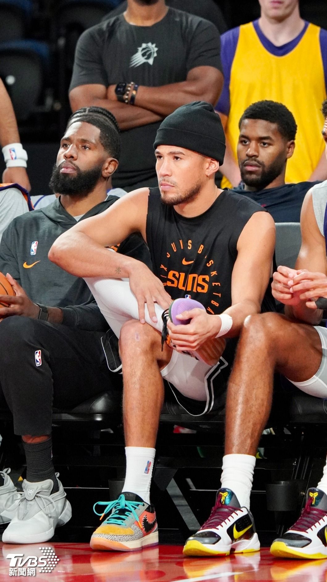 NBA當家球星布克。(圖/區國強攝)
