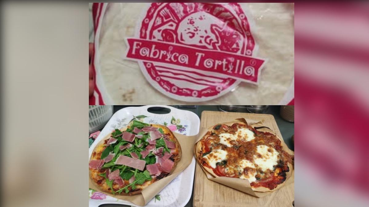 好市多墨西哥餅皮一餅多吃 加生火腿自製「瑪格莉特披薩」