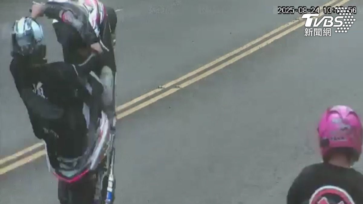 山道猴慘了!無牌還翹孤輪耍帥 警怒抓:道路不是賽道