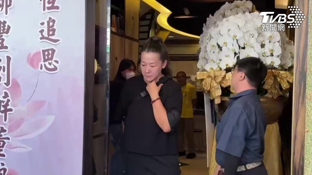 金馬女配角林珊如到場弔唁顏正國。（圖／黃城碩攝）