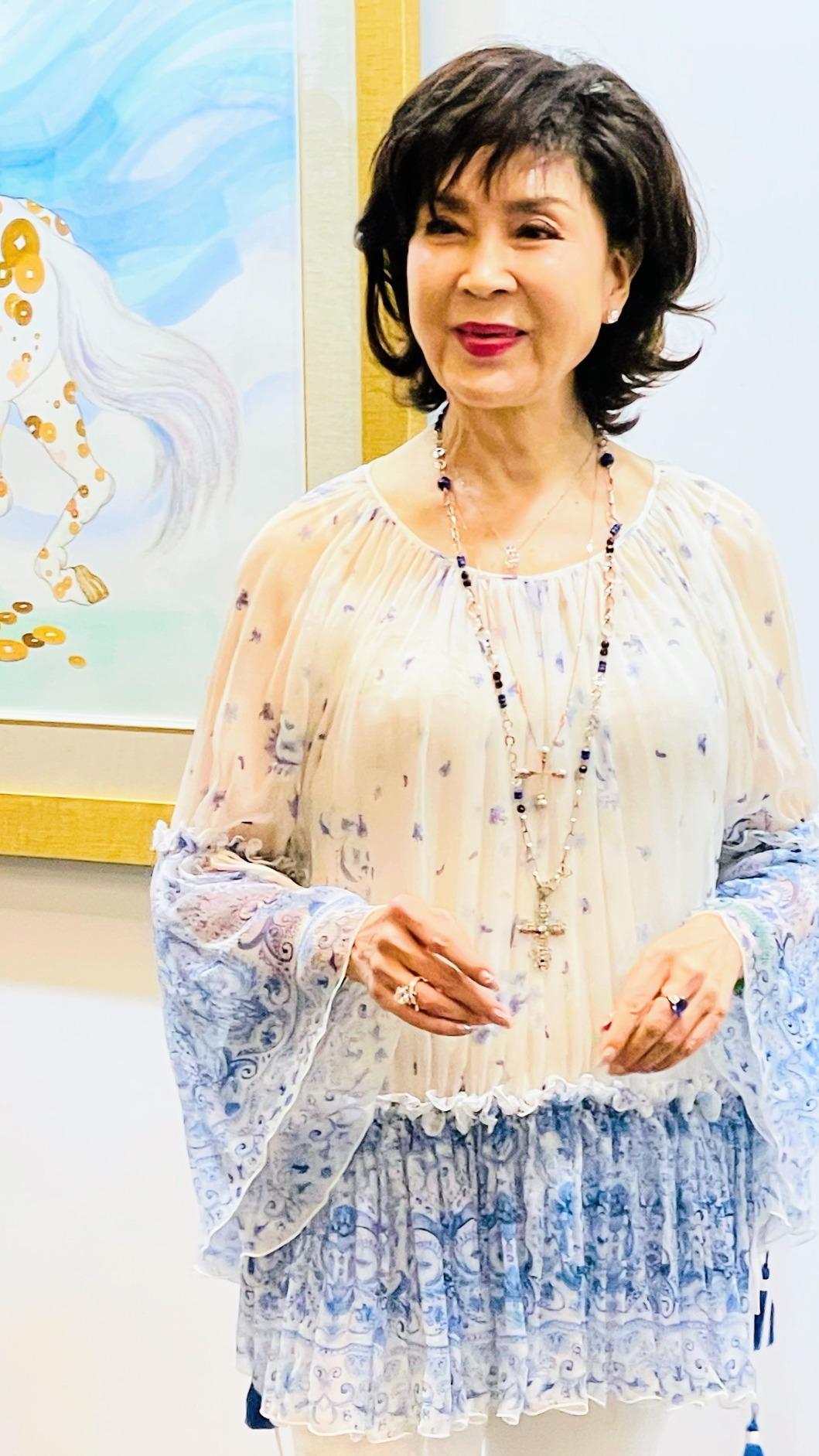 白嘉莉未來不開畫展了。(圖/白嘉莉提供)