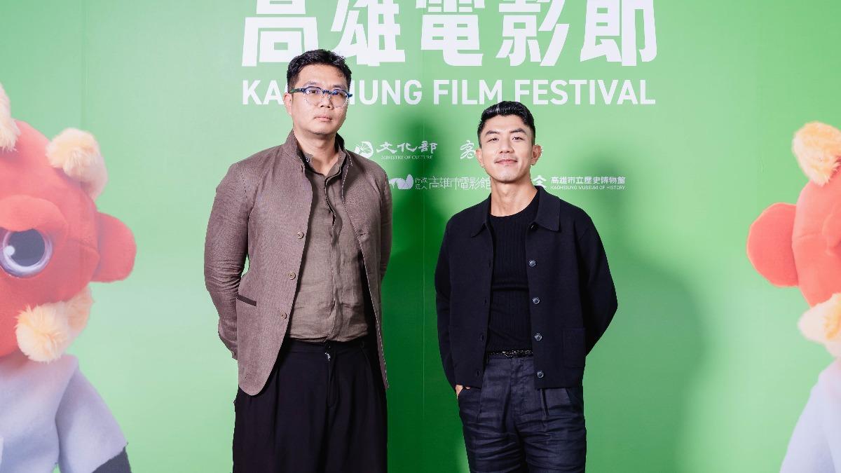 《有用的鬼》導演林金偉、演員萬洛隆甘迦。(圖/高雄電影節提供)