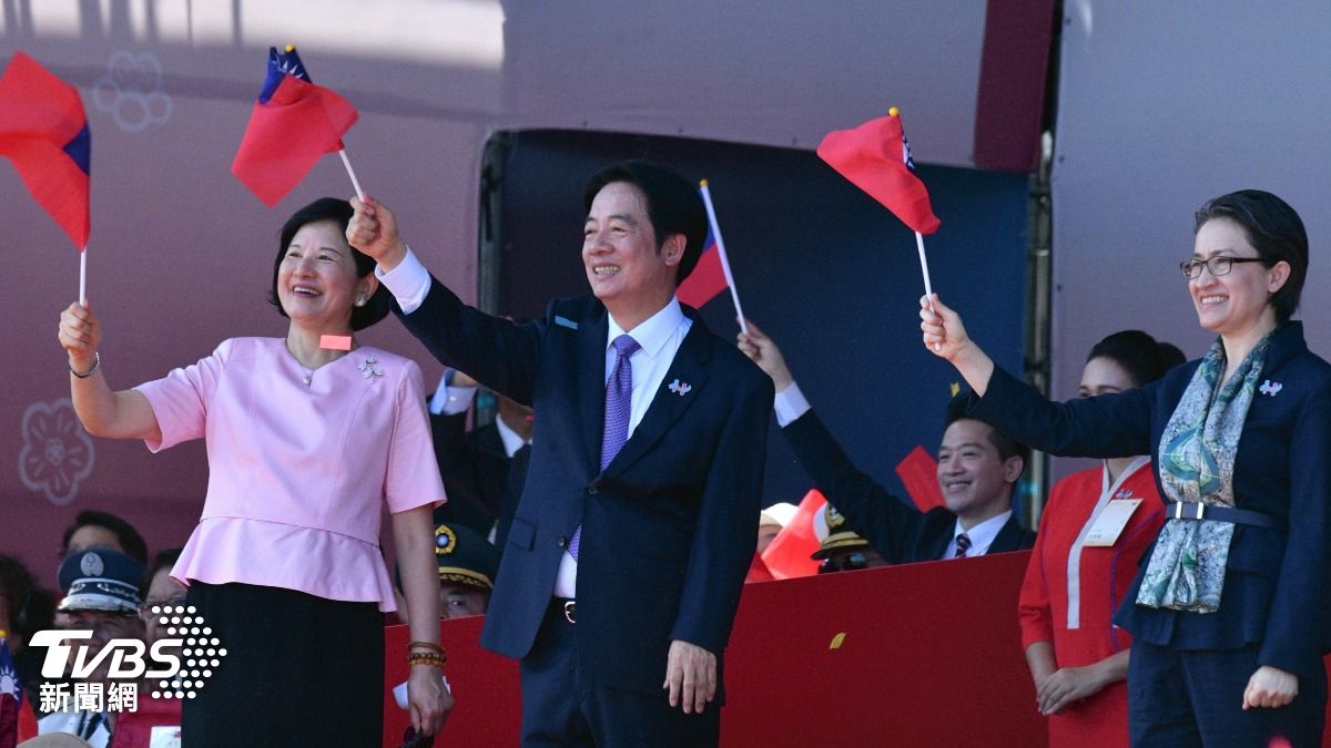 總統賴清德在國慶演說中提出「台灣之盾」，期望加強台灣防空系統。（圖／胡瑞麒攝）