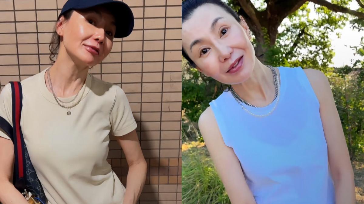 張曼玉開通小紅書後,時常在社群分享生活近況。(圖/翻攝自張曼玉小紅書)
