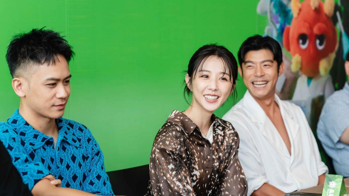 演員們分享與動物對戲的有趣過程。(圖/高雄電影節提供)