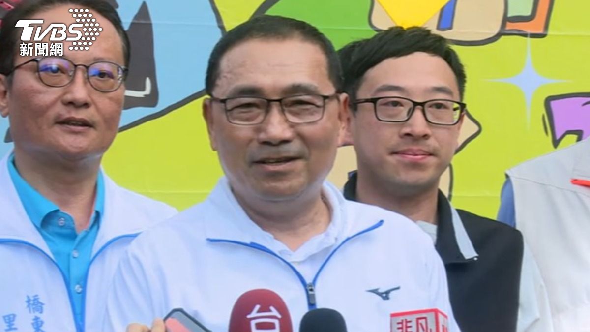 針對黃國昌爭議,侯友宜呼籲,要主動說明爭議接受檢驗。(圖/TVBS)