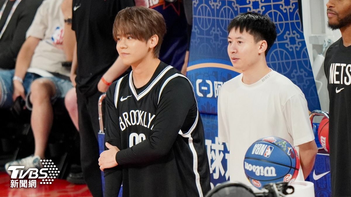 NBA球迷日舉行三分球大賽、灌籃大賽。(圖/區國強攝)