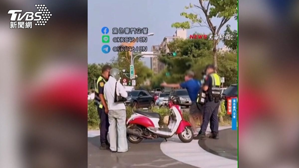 警方也針對這名女騎士開出罰單，依規定可處600元以上1800元以下罰鍰 。(圖／Threads @dennnnnn1s) 