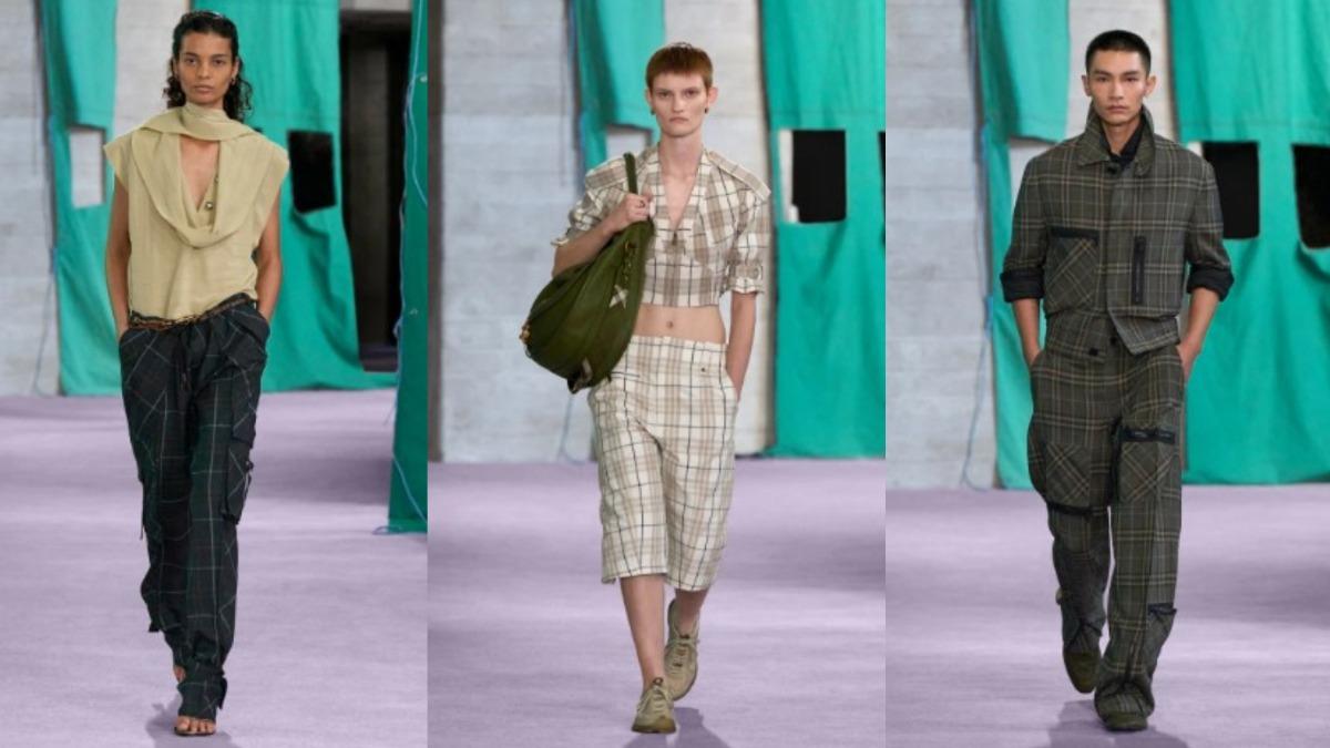 格紋單品又強勢回歸啦。(圖/翻攝自BURBERRY 官網)
