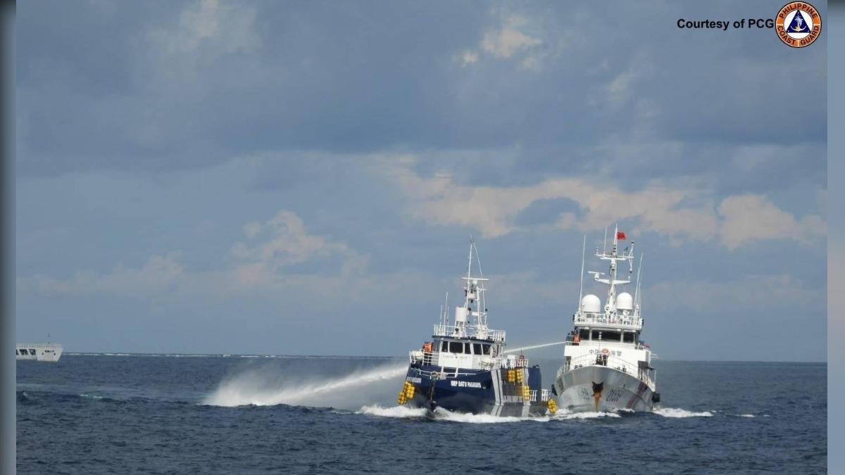 中國海警船與菲律賓船隻又在南海爆發衝突。