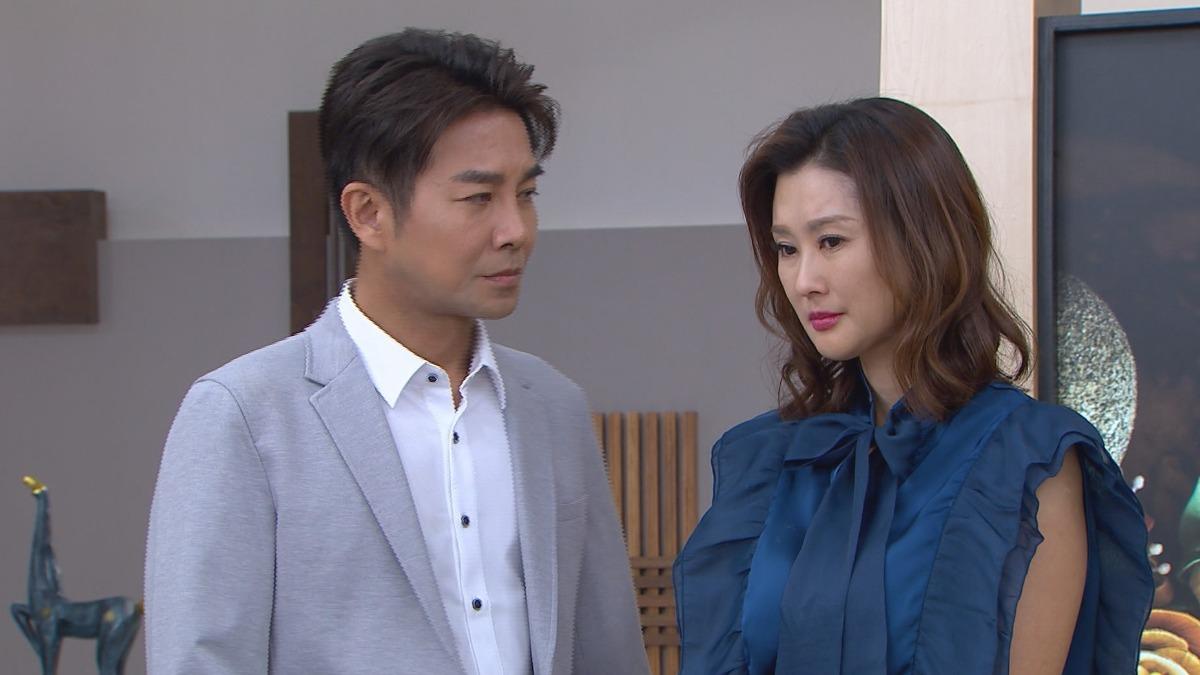 陳珮騏(右)、謝承均殺出前妻影響關係。(圖/三立提供)