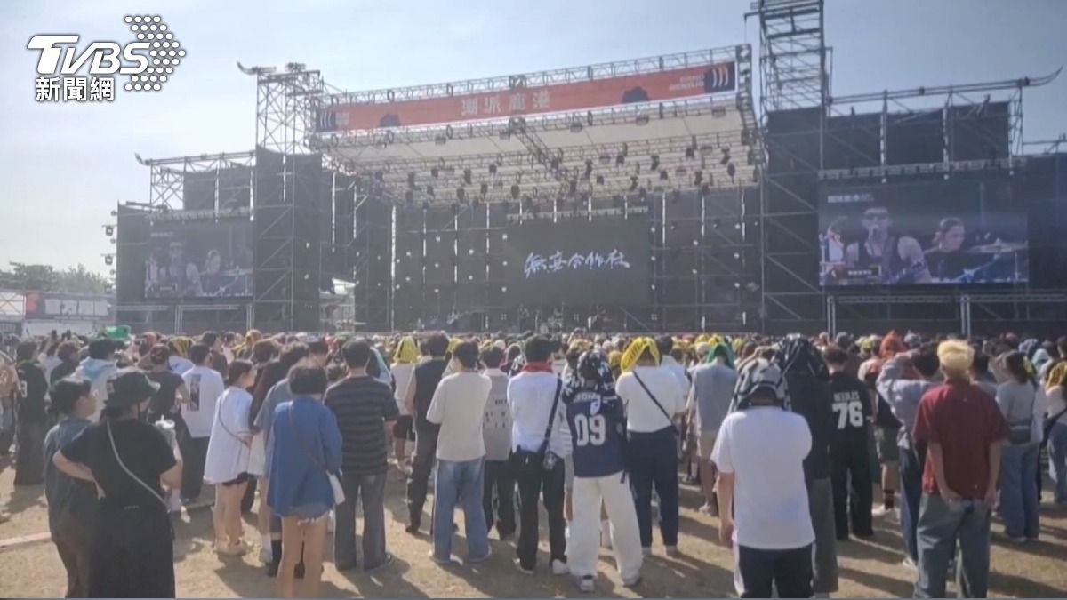 音樂祭遭色狼亂入!綠衣男「性騷女」黑衣男「溜鳥」 全被逮了。(圖/TVBS)
