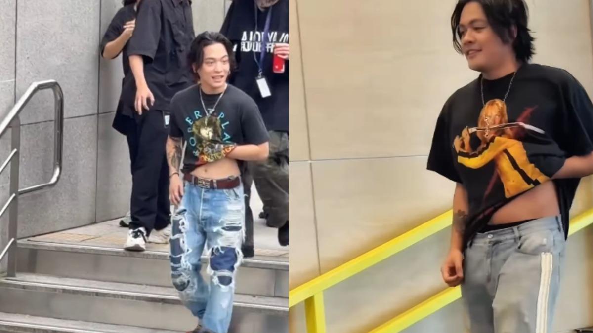 喬瑟夫還原優里掀衣。（圖／翻攝自Threads、喬瑟夫IG）