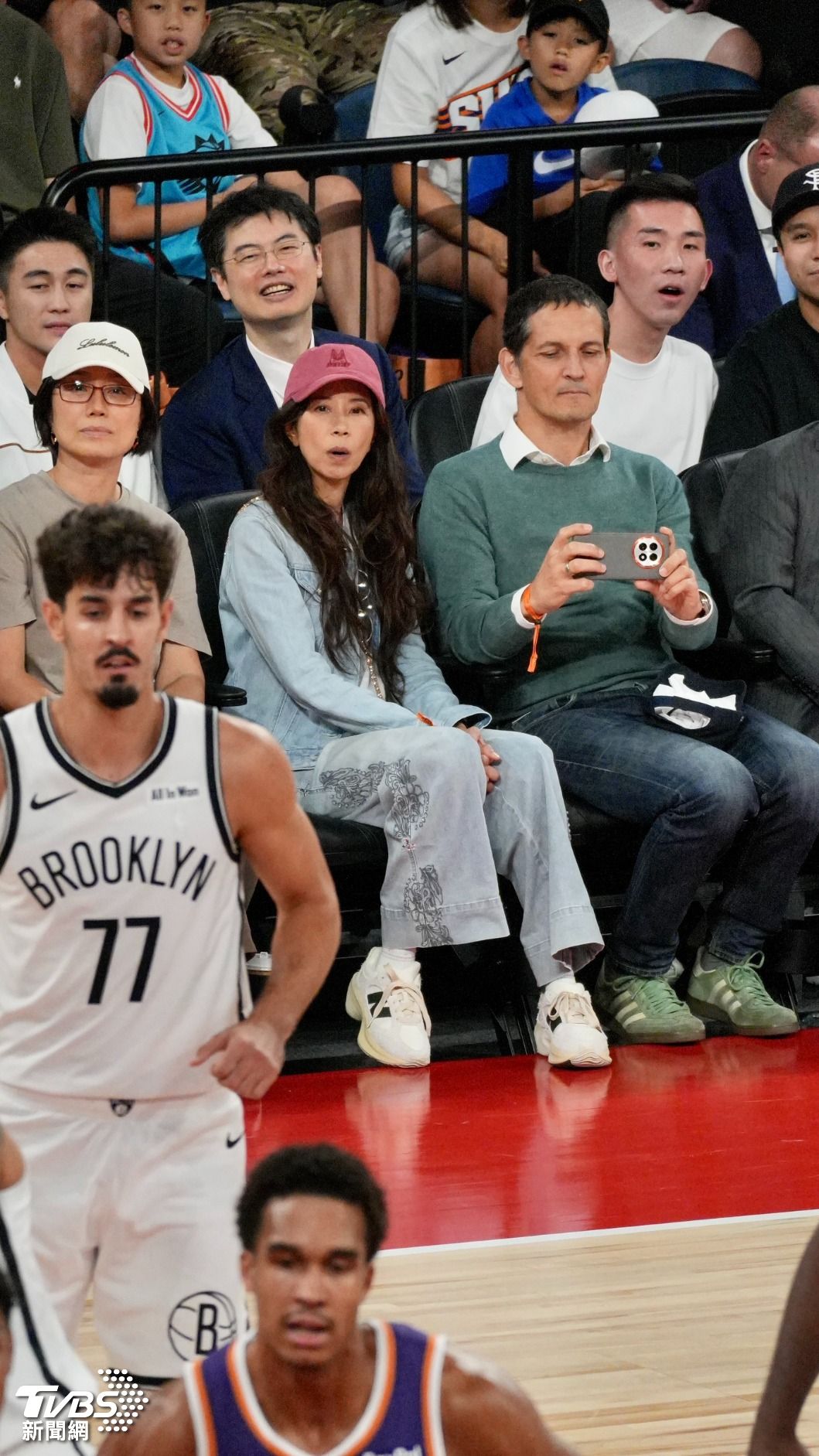 香港歌手莫文蔚出席NBA中國賽。(圖/區國強攝)