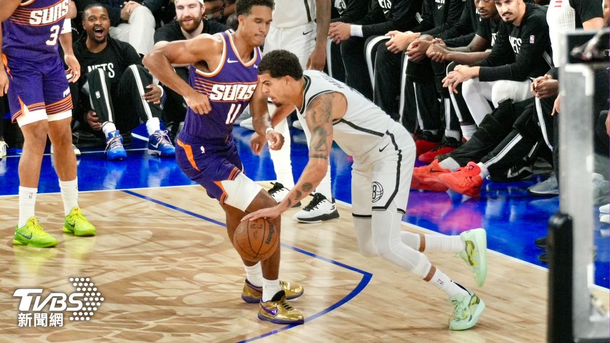 NBA中國賽太陽VS籃網。(圖/區國強攝)