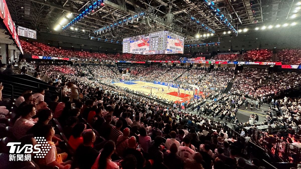NBA中國賽兩場爆滿。(圖/區國強攝)