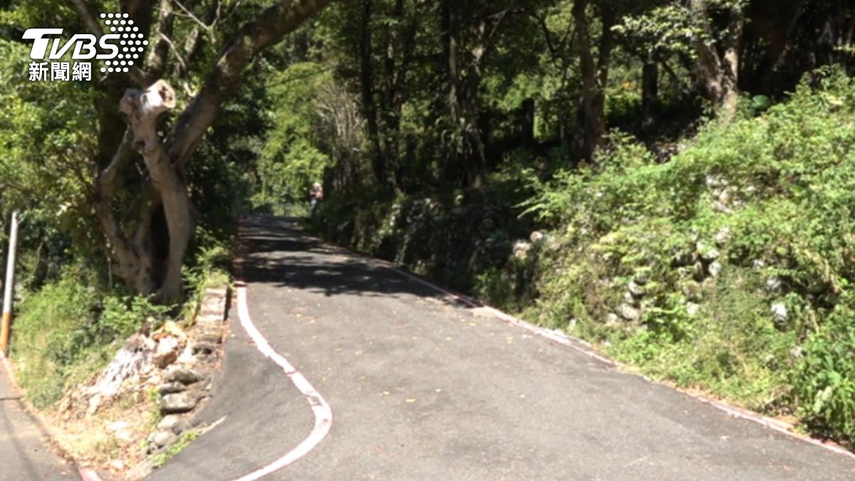 小黃司機欲倒車停斜坡處,竟輾死鄰居,過失致死送辦。(圖/TVBS)
