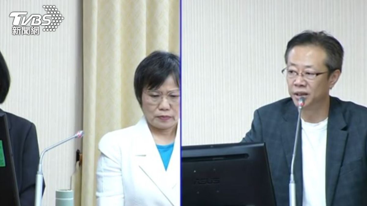 民進黨立委張宏陸與內政部長劉世芳。(圖/TVBS)