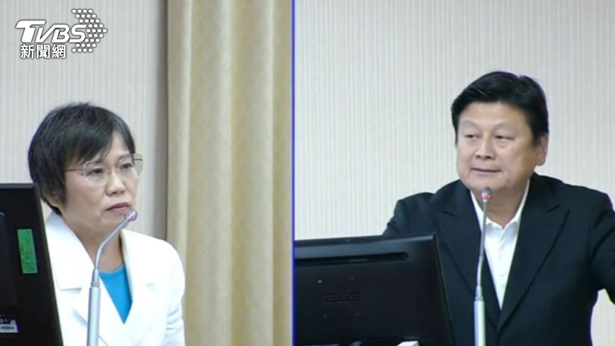 國民黨立委傅崐萁與內政部長劉世芳。(圖/TVBS)