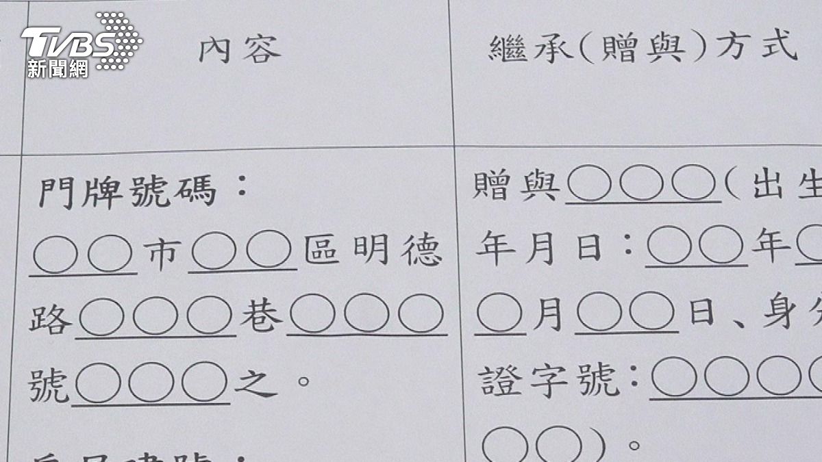 盼兄弟姊妹尊重遺囑意願。（圖／TVBS）