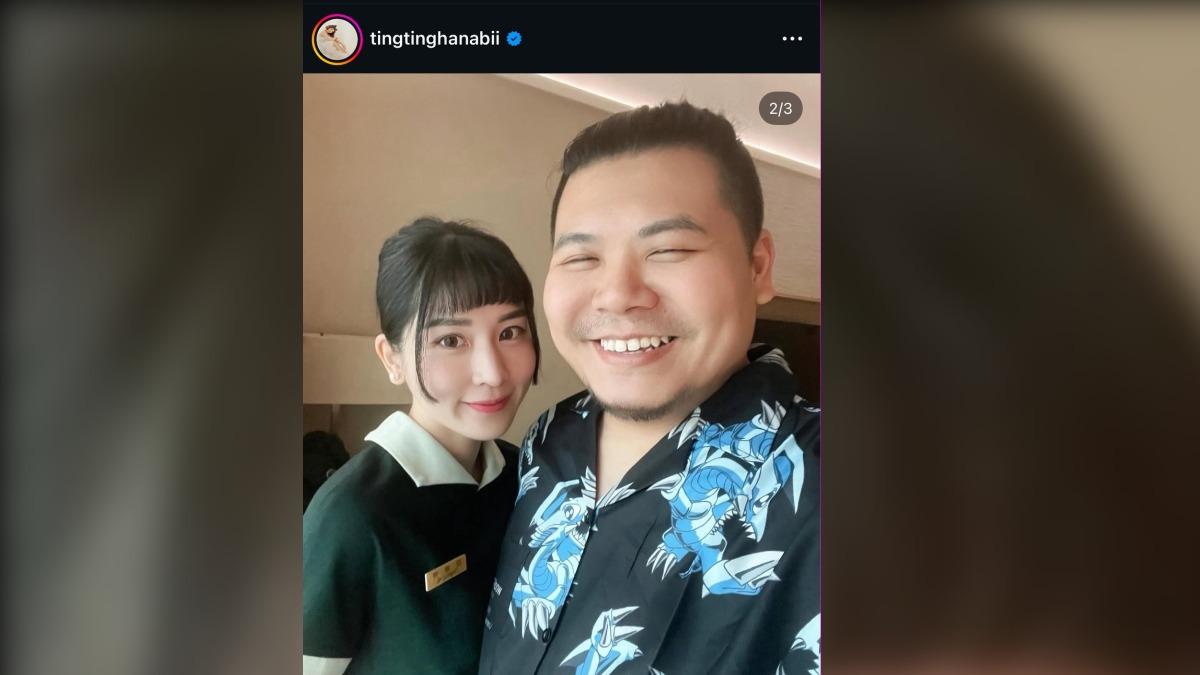 鐵牛妻子婷婷也是長榮空服。（圖／翻攝IG tingtinghanabii）