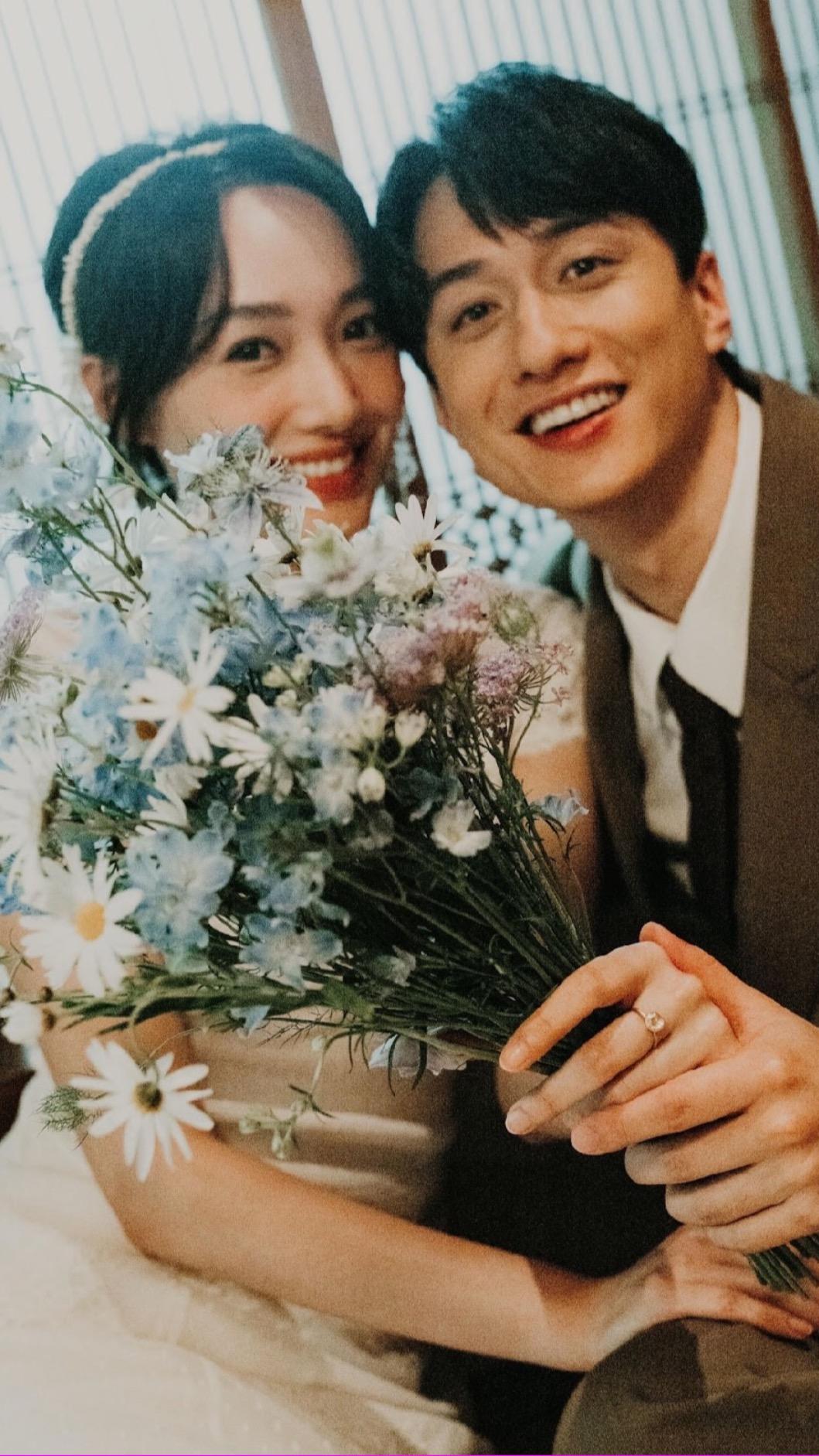 劉俊謙、蔡思韵在日本結婚。（圖／MOM production limited 提供）
